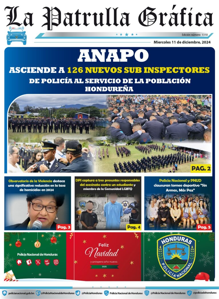 Anapo Asciende A Nuevos Sub Inspectores De Polic A Al Servicio De La Poblaci N Hondure A